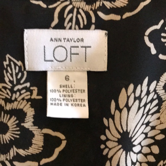 🖤ANNE TAYLOR LOFT ROMANTIC FLORAL DRESS🖤 - Picture 5 of 5